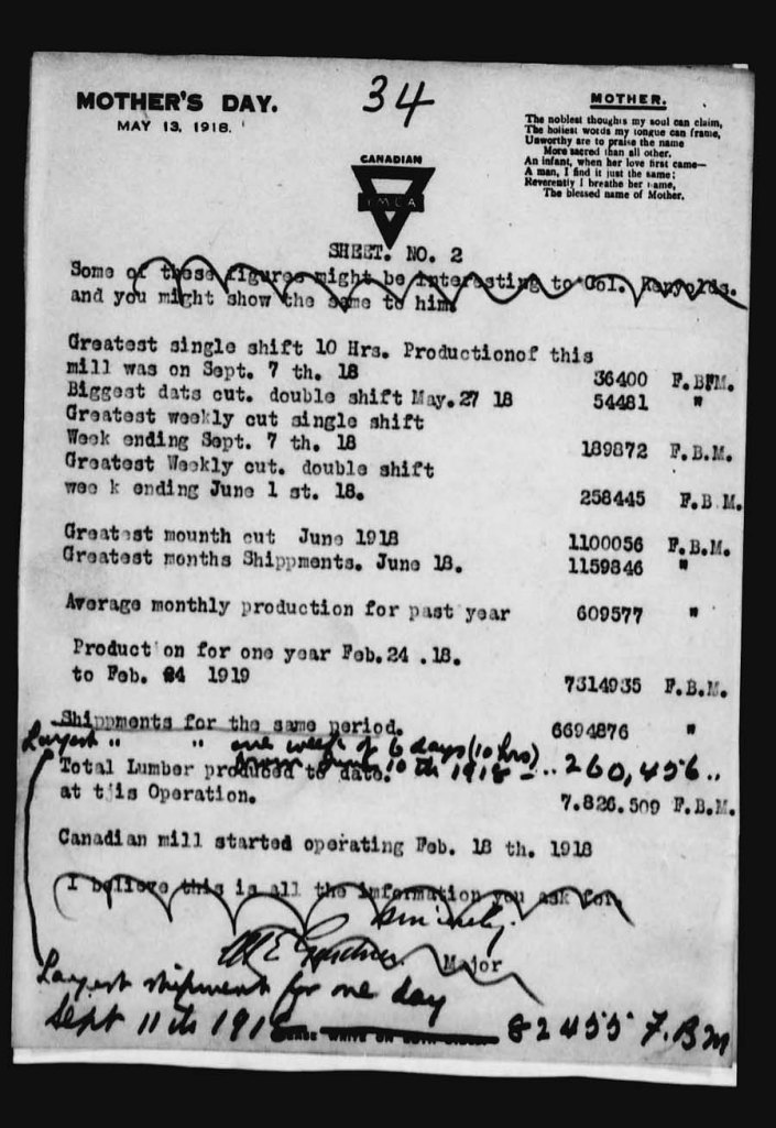 e001481460 (November 1917 Q12-30 War Diary, p. 203)