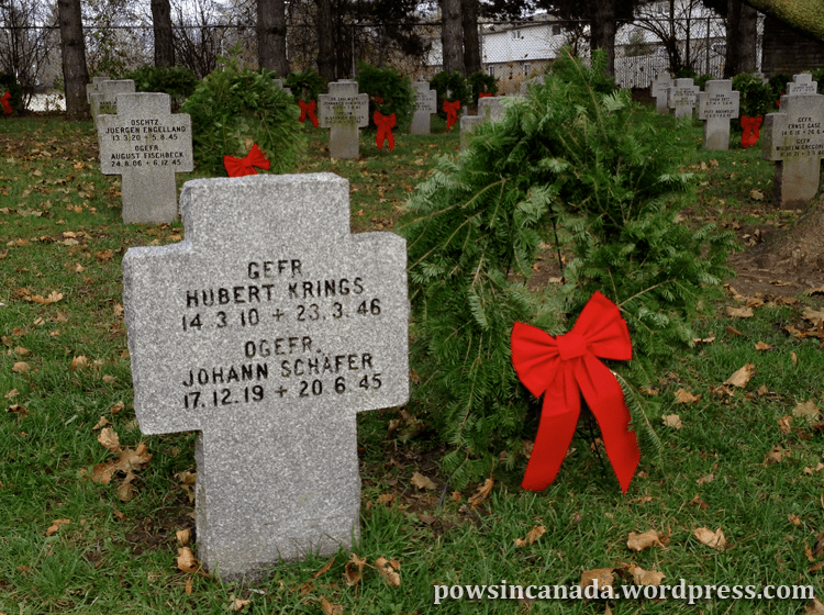 Johann Schäfer's grave in Kitchener Ontario. Author's Photo.