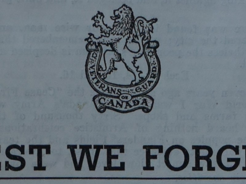 “Lest We Forget” – November 11,&nbsp;1945